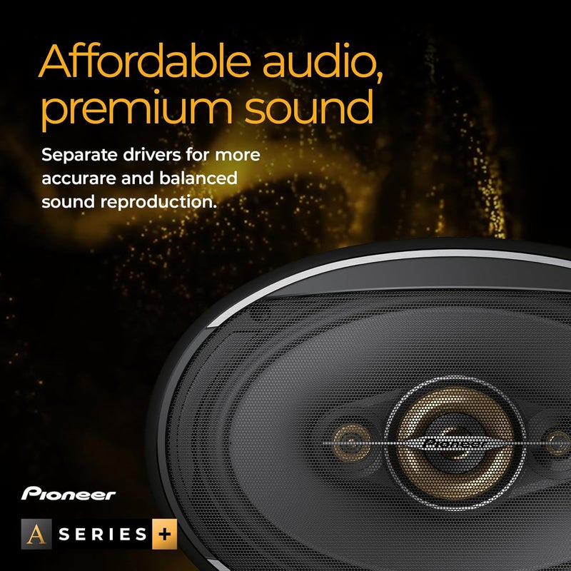 Pioneer TS-A1081F 10 cm 2-Way Coaxial Speaker Set (230W Max, 50W RMS) - Image 3